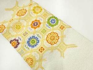 綴れ花蜀江文織出し名古屋帯